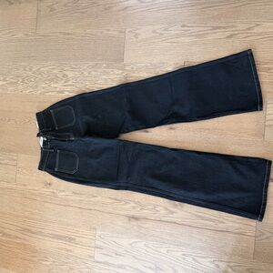 Reformation Black Flare Jeans